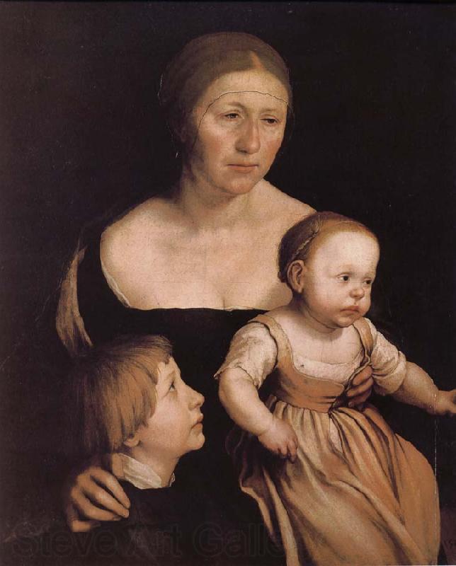 Hans Holbein The artist s wife abuse